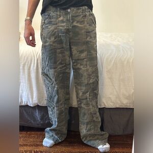 Camo pants cargo y2k